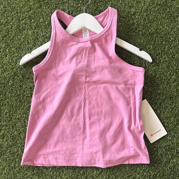 Align™ Waist-Length Racerback Tank Top - Pink Frosting - Picture 3 of 4